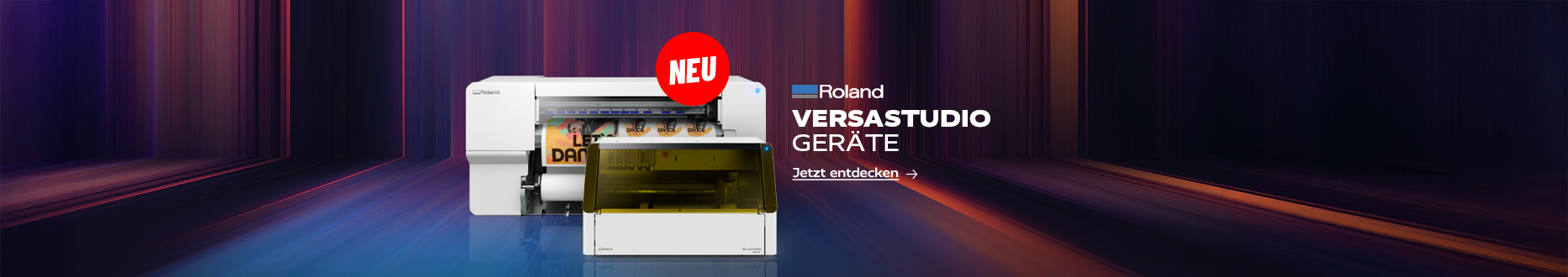 Neue Roland VersaStudio Geräte. Jetzt entdecken!
