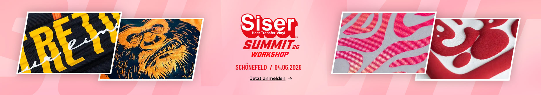 Siser Summit 26 – Workshop! Jetzt anmelden.