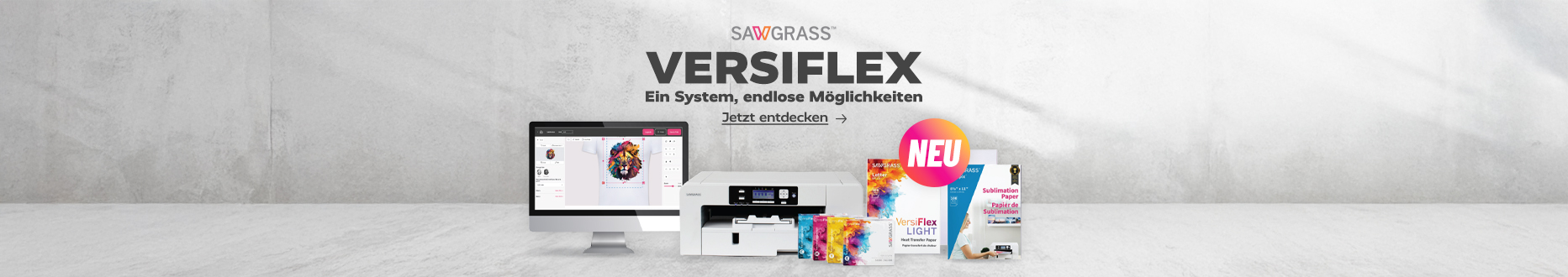 Sawgrass VersiFlex – Ein System, endlose Möglichkeiten