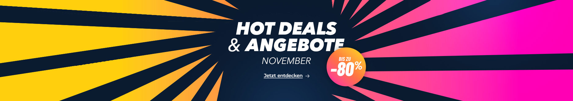 Hot Deals im November! Jetzt Angebote entdecken.