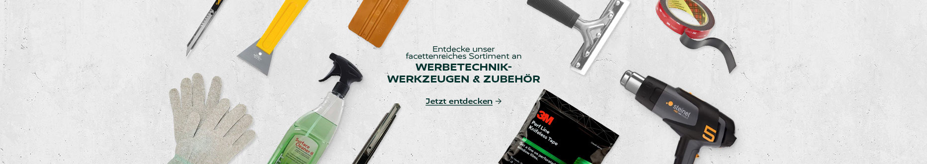 Entdecke unser facettenreiches Sortiment an Werkzeugen & Zubehör.