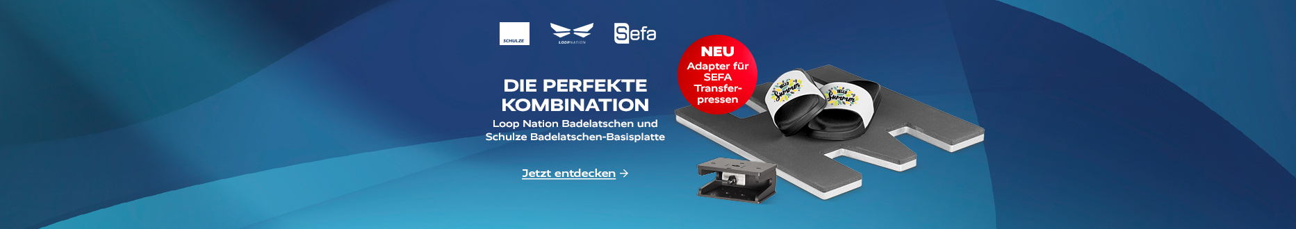 Badelatschen + Basisplatte