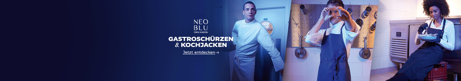 NEOBLU – Gastroschürzen und Kochjacken