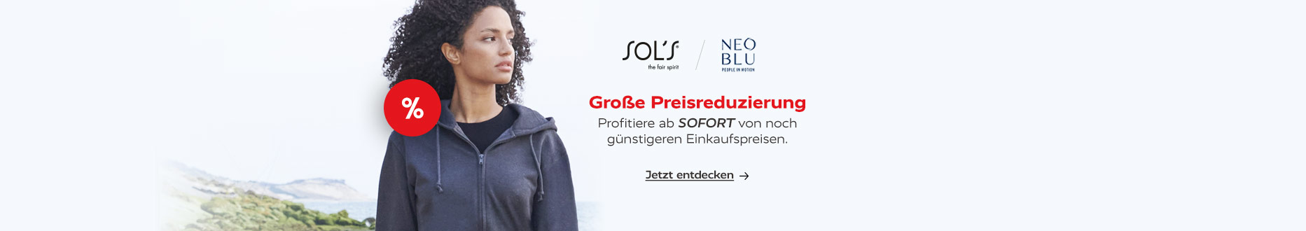 Große Preisreduzierung bei SOL'S und NEOBLU