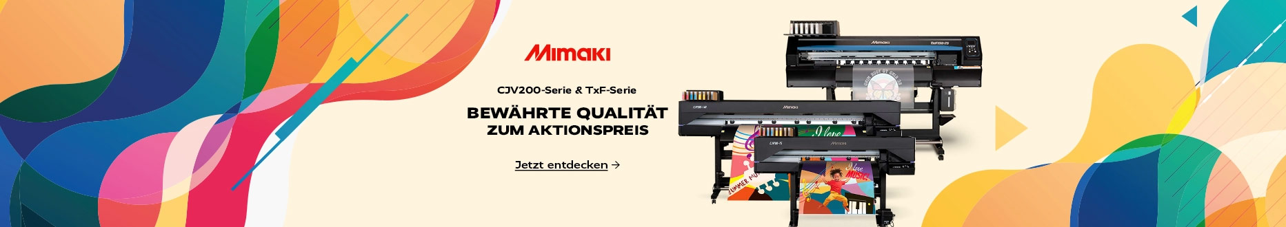 Mimaki CJV200 Serie / TxF Serie im Angebot