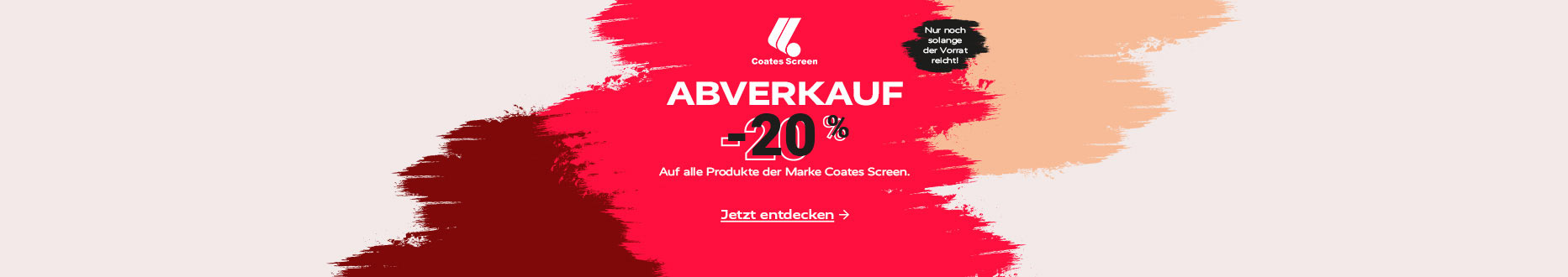 Coates Screen Abverkauf! Alles muss raus.