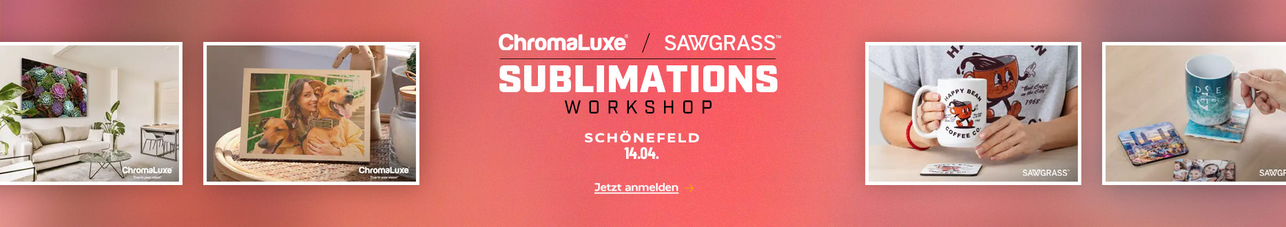 Sublimations Workshop Schönefeld mit Andrea und Berno 14. April 2026