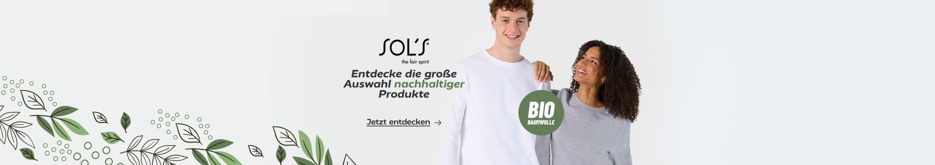 SOL'S - Entdecke die große Auswahl nachhaltiger Produkte!