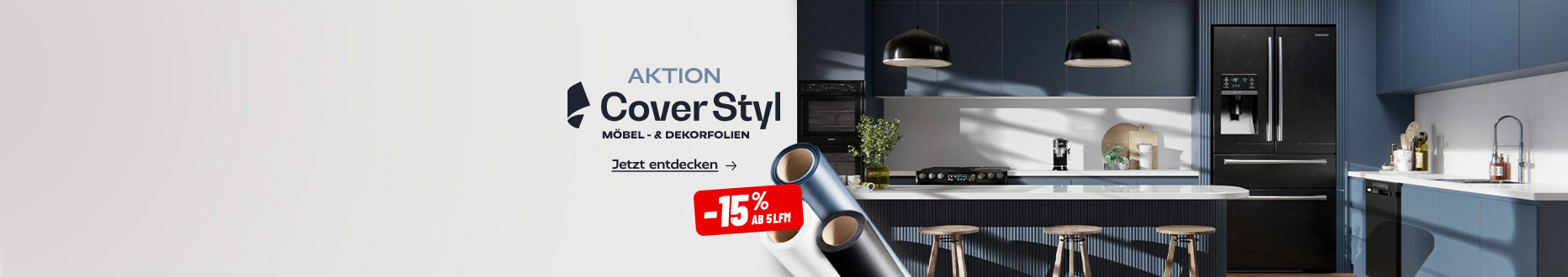 Cover Styl - 15 % Rabattim November ab Abnahme von 5lfm.