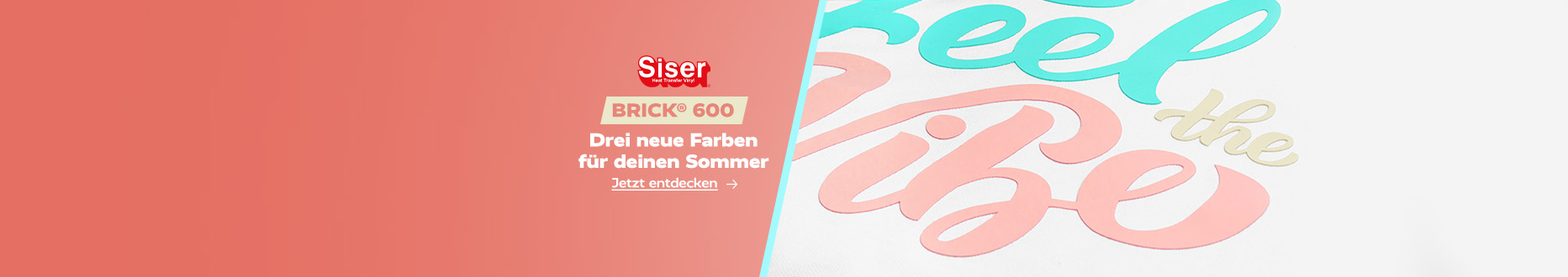 Siser Brick® 600 - 3 neue Sommerfarben!