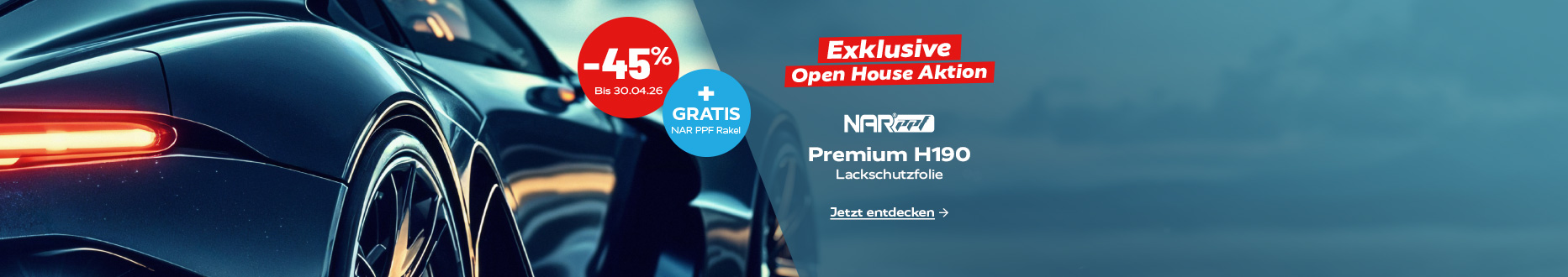 NAR PPF Premium H190 Lackschutzfolie