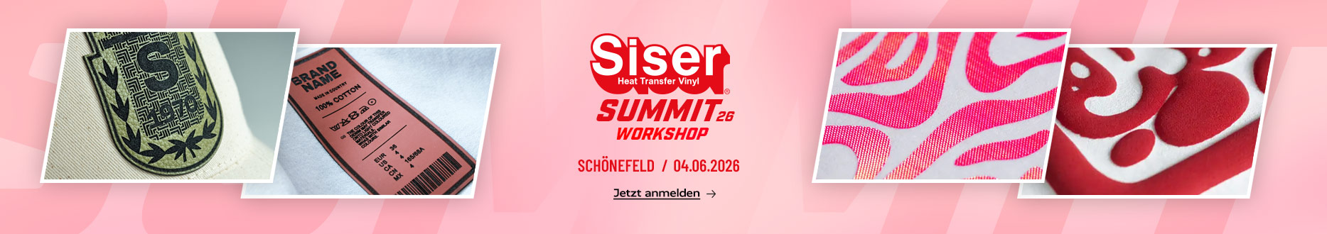 Siser Summit 26 – Workshop! Jetzt anmelden.