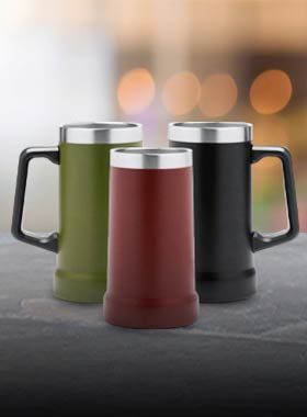 Aus recyceltem Edelstahl, 5 Farben.