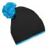 Daiber Pompon Hat with Contrast Stripe - MB7964