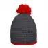 Daiber Pompon Hat with Contrast Stripe - MB7964