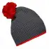 Daiber Pompon Hat with Contrast Stripe - MB7964