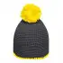 Daiber Pompon Hat with Contrast Stripe - MB7964