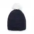 Daiber Pompon Hat with Contrast Stripe - MB7964