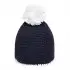 Daiber Pompon Hat with Contrast Stripe - MB7964