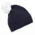 Daiber Pompon Hat with Contrast Stripe - MB7964