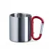  Edelstahltasse mit Karabiner