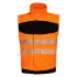 Korntex Hi-Vis Softshell Jacke mit schwarzer Brustpartie - EOSSJ