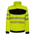 Korntex Hi-Vis Softshell Jacke mit schwarzer Brustpartie - EOSSJ