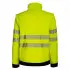 Korntex Hi-Vis Softshell Jacke mit schwarzer Brustpartie - EOSSJ