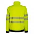 Korntex Hi-Vis Softshell Jacke mit schwarzer Brustpartie - EOSSJ