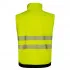 Korntex Hi-Vis Softshell Jacke mit schwarzer Brustpartie - EOSSJ