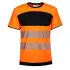 Korntex Hi-Vis T-Shirt mit schwarzer Brustpartie - EOST