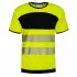 Korntex Hi-Vis T-Shirt mit schwarzer Brustpartie - EOST