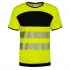 Korntex Hi-Vis T-Shirt mit schwarzer Brustpartie - EOST