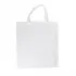  Polyestertragetasche weiß mit kurzem Henkel