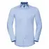 Russell Athletic Men Ls Tailored Contrast Herringbone Shirt - R-964M-0