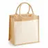 Westford Mill Cotton Pocket Jute Midi Tote - W426