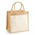 Westford Mill Cotton Pocket Jute Midi Tote - W426