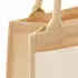 Westford Mill Cotton Pocket Jute Midi Tote - W426