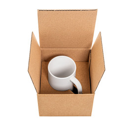  Versandkarton für 1 Tasse, braun 