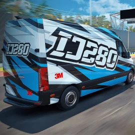 3M™ IJ280 Print Wrap Folie weiß glanz 