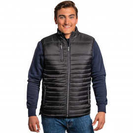 HRM-Textil Mens Hooded Performance Body Warmer - 1301 