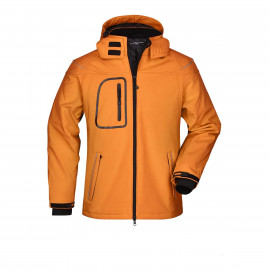 James & Nicholson JN1000 - Men's Winter Softshell Jacket | orange - Gr. XL 
