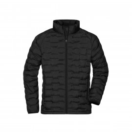 James & Nicholson JN1162 - Men's Modern Padded Jacket | black matt - Gr. S 