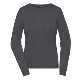 James & Nicholson Ladies' Round-Neck Pullover - JN1313 