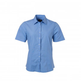 James & Nicholson Ladies Shirt Short Sleeve Poplin - JN679 