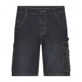 James & Nicholson Workwear Stretch-Bermuda-Jeans - JN871 