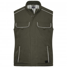 James & Nicholson Workwear Softshell Padded Vest - JN885 