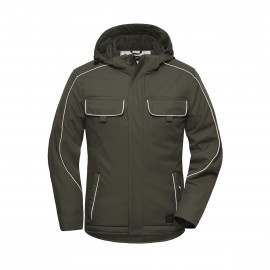 James & Nicholson Workwear Softshell Padded Jacket - JN886 