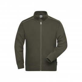 James & Nicholson Men's Workwear Sweat-Jacket - JN894 