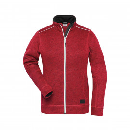 James & Nicholson Ladies' Knitted Workwear Fleece Jacket - JN897 